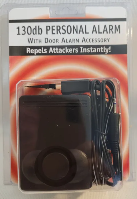  130db Personal Alarm With Door Accessories Repels Attacks Home, Motel,  Dorm 