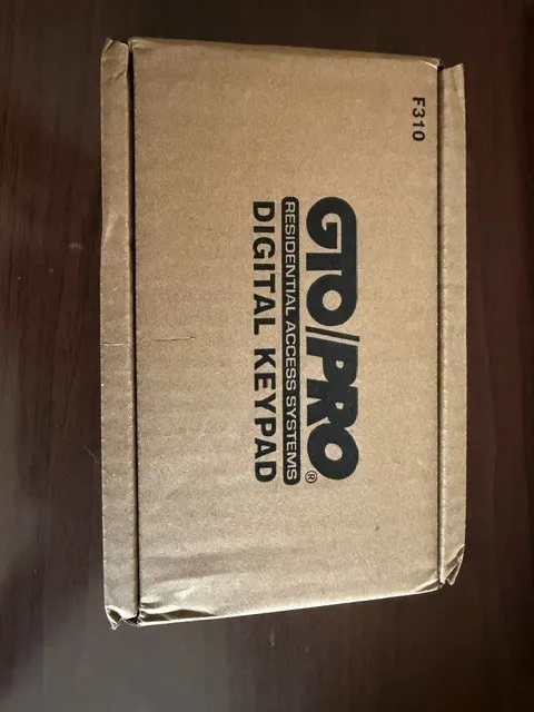 GTP/PRO Digital Key Pad residential access system, Black new condition