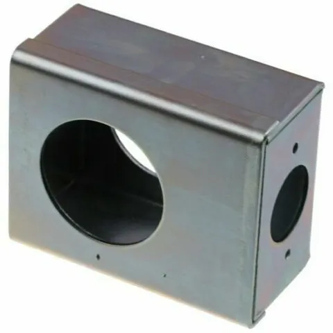 Weld On Zinc Plated Steel Lock Box For Gates, Door, Deadbolts- FREE POSTAGE !