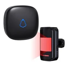 Wireless Motion Sensor Alarm Indoor, 1 PIR Detector + 1 Receiver, Movement Ac...