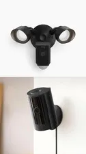 Ring Floodlight Cam Wired Plus + Ring Indoor Cam