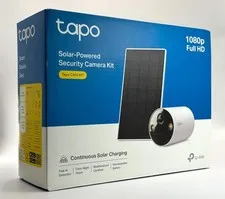 TP-Link Tapo SolarCam C402 Kit, Outdoor Battery Camera with Solar Panel Base