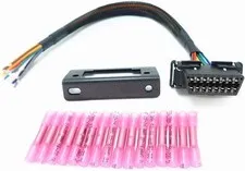 OBD2 J1962 Female to Open Pigtail Cable Bracket OBDii Port Replacement Cable 1ft