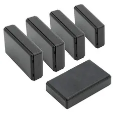 LeMotech Project Box, 5 Pieces ABS Electrical 2.8" X 1.7" X 0.7"(5pc), Black