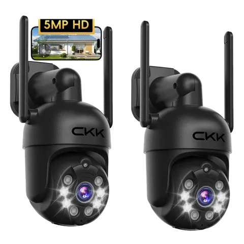 3k Security Camera Wireless Outdoor, WiFi Cameras for Home Security 5MP