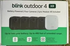 Blink Outdoor 4 XR Four Camera System With Sync Module XR Bundle