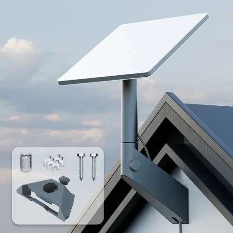 Starlink Mini Wall Mount 360° Adjustable Bracket - Secure Installation