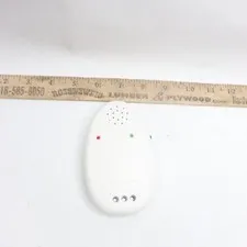Installation Monitor Alarm White Requires 2 AAA Batteries