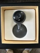 Google Nest Cam Indoor Security Camera A0005 1st Gen Wired SmartCam Black