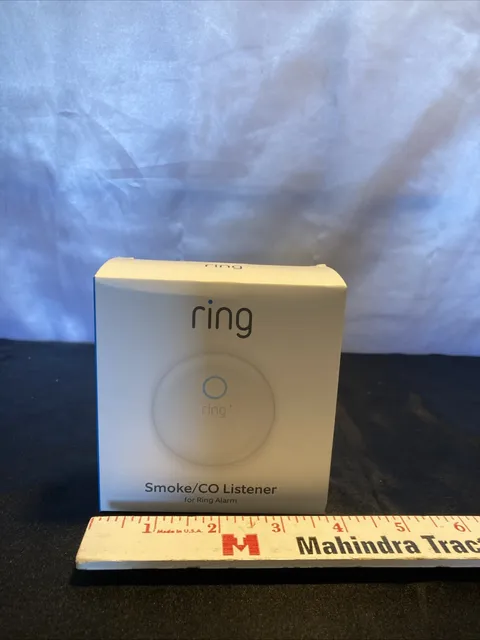 New Unopened Ring Smoke/Co2 Listener White For Ring Alarm&Pro.existing Smoke Set