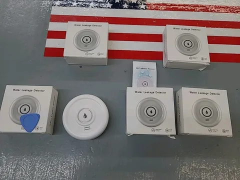 5-PACK Smart Water Leak Sensor Detector APP Alarm WiFi Home Water Leak Detector