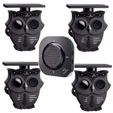 1/2 Mile Long Range Solar Wireless Driveway Alarm System IP65 Weatherproof Ou...