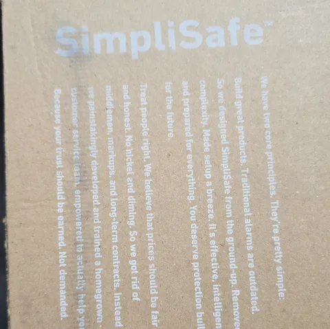 SimpliSafe Home Alarm System w/ Base Station, Keypad, Smoke Detector & Yard Sign