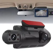 3" Dual Lens Dash Cam 1080P Car DVR Video Recorder Camera G-Sensor Night Vision