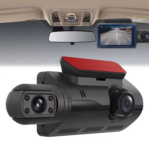 3" Dual Lens Dash Cam 1080P Car DVR Video Recorder Camera G-Sensor Night Vision