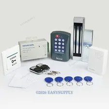 Remote Controlled RFID Door Access Control System +180kg Magnetic Lock+ Doorbell