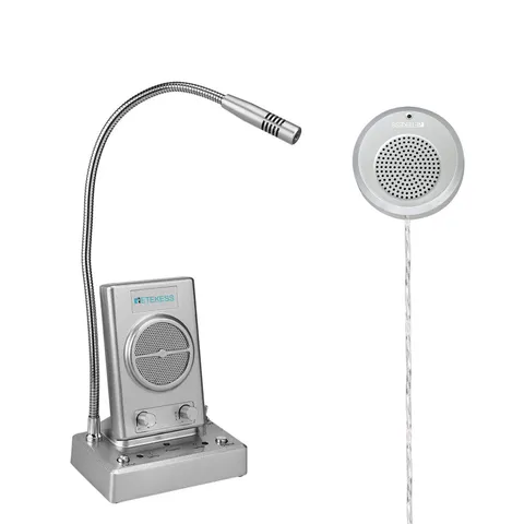 TW102 Window Microphone Speaker, Intercom System for Business