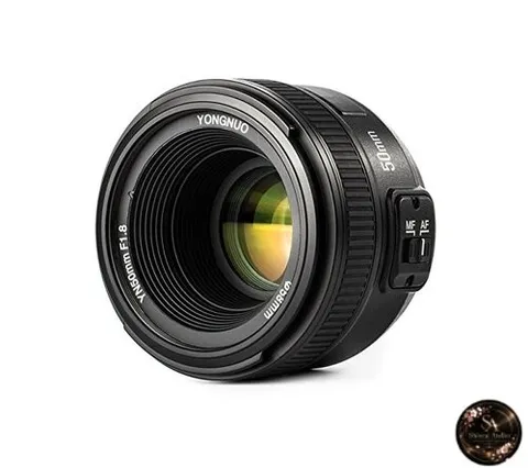 YONGNUO Nikon YN50mm F1.8N Prime Lens for Nikon F-Mount Full-Frame Cameras