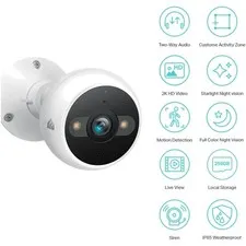 Kasa 2K+ Outdoor Camera: Siren, Local Storage, Night Vision