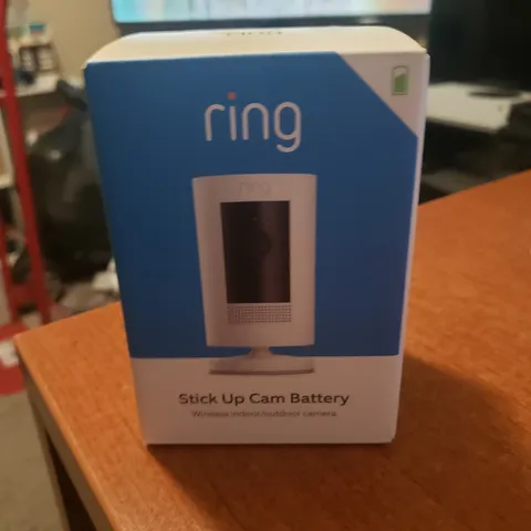 NEW SEALED Ring Stick Up Cam Indoor/Outdoor WiFi battery Security Camera White
