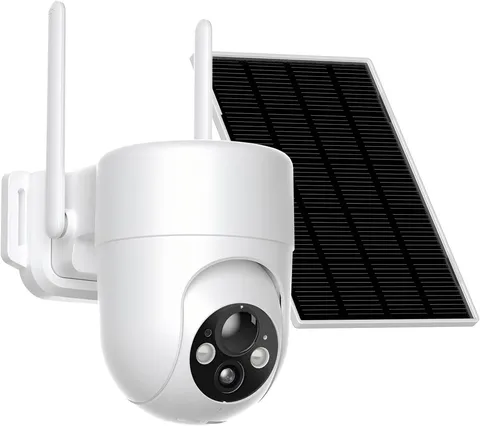 Solar Camera Outdoor Wireless, 2K Color Night Vision, Security Cameras Wireless
