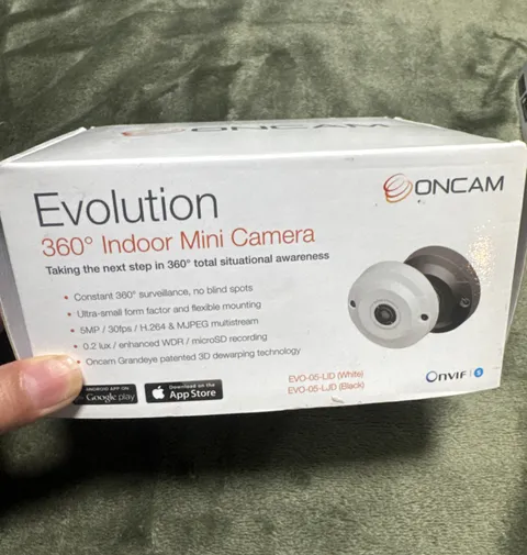 Oncam Grandeye EVO-05-LID 360° Indoor Mini Camera White New