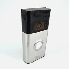 Ring 2nd Gen 5UM5E5 Silver & Black Night Vision 2-Way Talk 1080p Video Door Bell