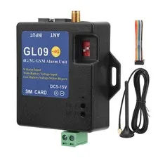 US Plug 4G/3G/GSM Alarm Security System Alert Module 8‑Channel Input Low Con Fit