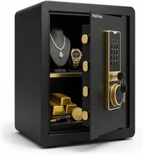 17.5" Tall Safe Box, 1.8 Cuft Fireproof Safe for Home, Anti-Theft Security Home