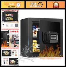 Fireproof Waterproof Safe Box 1.3 Cuft Digital Security Safe for Home, Anti-Thef