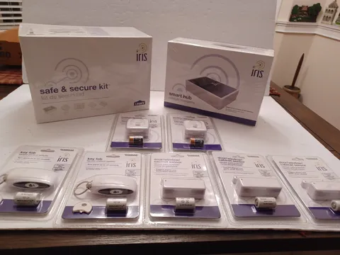 IRIS SAFE & SECURE COMPLETE #0388553 HOME SECURITY MANAGE SYSTEM NEW IN BOXES