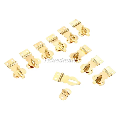 10x Easy Use Jewelry Box Suitcase Toggle Latch Clasp Luggage Buckle Lock 27*19mm