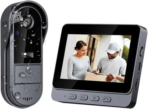 IP67 Waterproof Outdoor Wireless Doorbell Video Intercom, Doorbell With