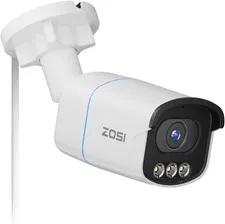 C186 5MP 3K Aurora Lux True Color Night Vision Poe IP Security Camera, Smart Per