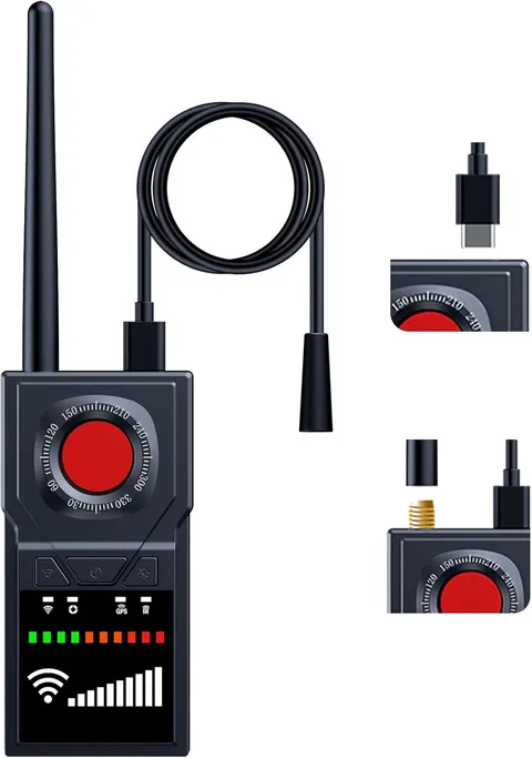 Multifunctional Hidden Camera Detector, GPS Tracker Detector & Camera Detector S