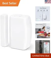 Compact Zigbee Contact Sensor for Home Security: Works With Leading Smart Hubs