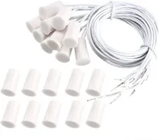 N.C. Recessed Wired Security Window Door Contact Sensor Alarm Magnetic Reed Swit