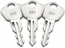 (3 Pack) 3K2 Keys for Sentry Safes Model 1100, Compatible with Safe Boxes, Lock