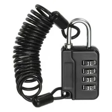 1 Pcs Combination Lock 4 Digit Locker Locks for Luggage Gym Files Cabinet Black