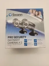 Swann Pro Security Cameras, Day/Night, All-Weather, Hi-Res Video Twin Pack