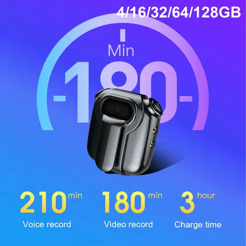 FHD 1080p Mini Camera DV Camcorder Awesome Video Recorder Wearable Portable