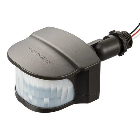 EDISHINE Motion Sensor, Automatic Dusk to Dawn,Detection Range,Brown,Floodlight