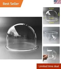 Customizable Acrylic Dome Cover - 195mm Protective Shell for CCTV Applications