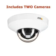 TWO Axis M3066-V M30 Mini Dome Indoor/Outdoor Security Cameras - TWO CAMERAS