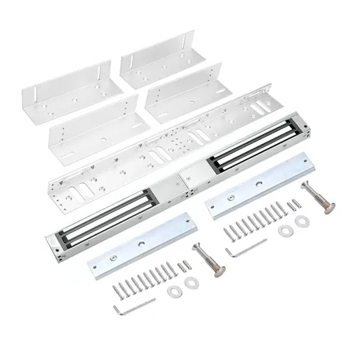 Double Door Mag Lock 280KG / 600 LBS of Magnetic Holdings Force Electromagnet...