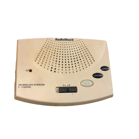 Single Radio Shack Mountable 2-Channel FM Wireless Intercom 43-3106 Good Shape