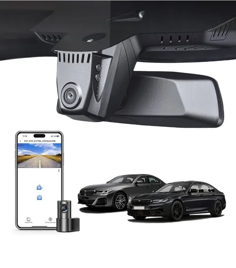 Front 4K & Rear 1080p Dash Cam for BMW 5 Series Gen7 G30 G31 G38 2018 2019 2020