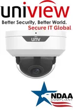UNV 8MP IP67 NDAA Audio IP Network Uniview Security Surveillance Dome Camera