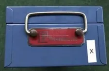 Vintage Philadelphia LifeInsuranceMetal 3 digit Code Combination StorageBox 11.5