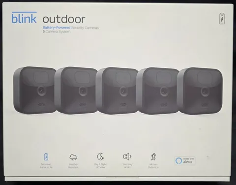 NEW Blink Outdoor (3rd Gen) HD Security Camera System - 5 Camera Kit